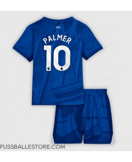 Günstige Chelsea Cole Palmer #10 Heimtrikotsatz Kinder 2025-26 Kurzarm (+ Kurze Hosen)